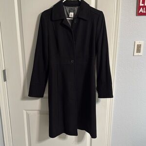 Like New! J. Crew Full Length Wool Jacket- Size 4